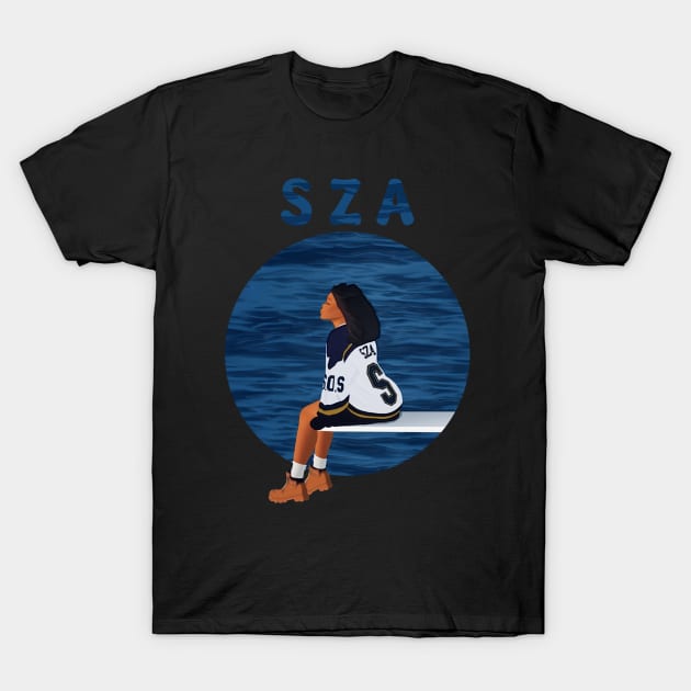 sza sos T-Shirt by do not enter podcast